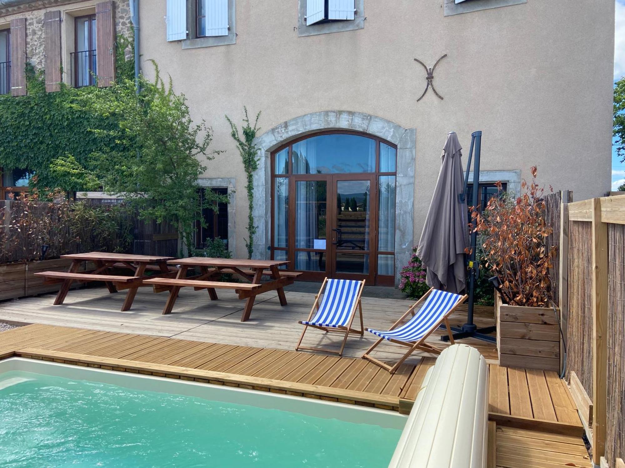 Maison, Canal Du Midi Piscine Homps  Extérieur photo